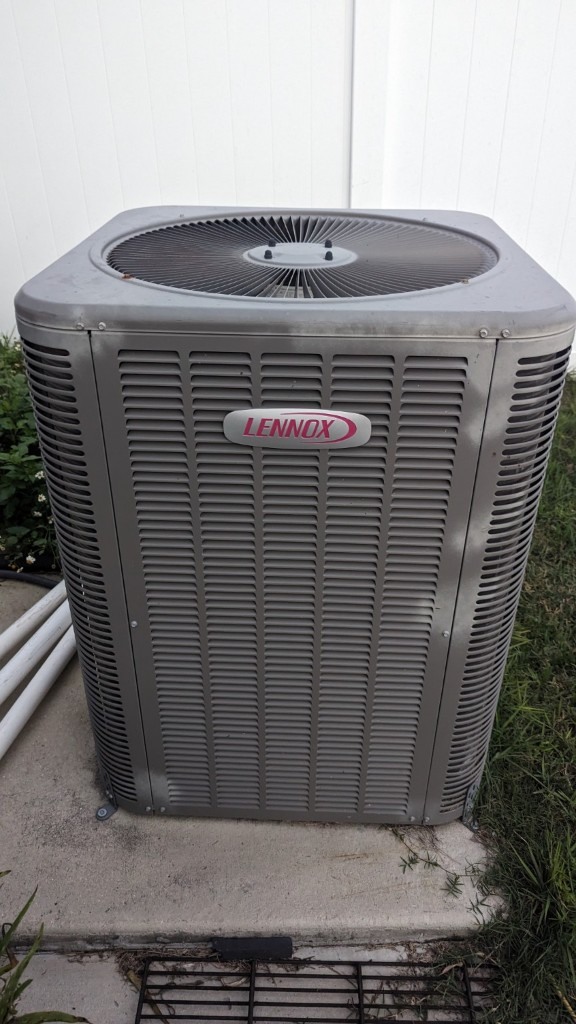 Residential HVAC equipment zone documentation example